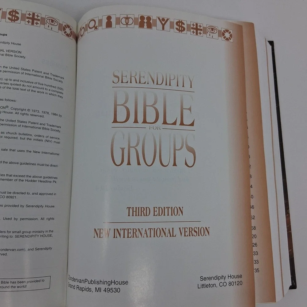 Serendipity Bible for Groups Third Edition New International Version NIV‎